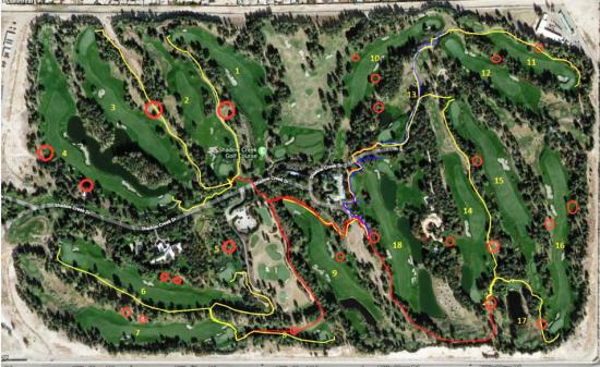 3D Golf Course map by Aerobo and Geomni